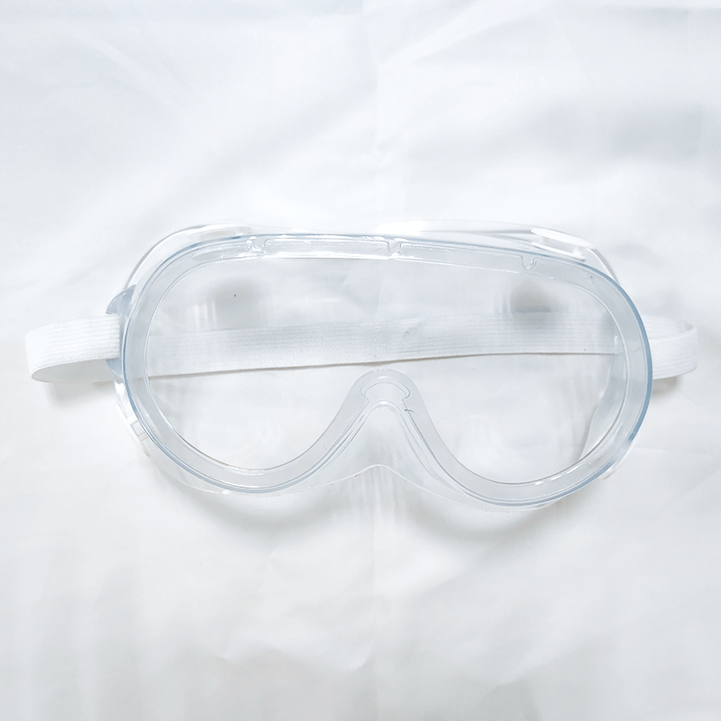 แว่นตาป้องกันร่างกายโปร่งใสแว่นตานิรภัยที่ใช้แล้วทิ้งป้องกันหมอกสเปรย์สำหรับแว่นตา